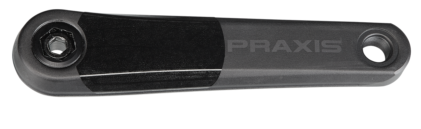 CRK TURBO, BROSE ISIS SPLINE (G2), 160MM, DRIVE-SIDE ARM, ALLOY, PRAXIS