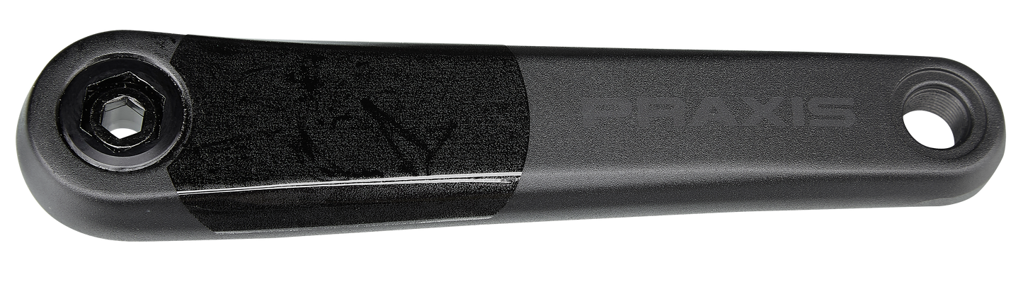CRK TURBO, BROSE ISIS SPLINE (G2), 170MM, DRIVE-SIDE ARM, ALLOY, PRAXIS
