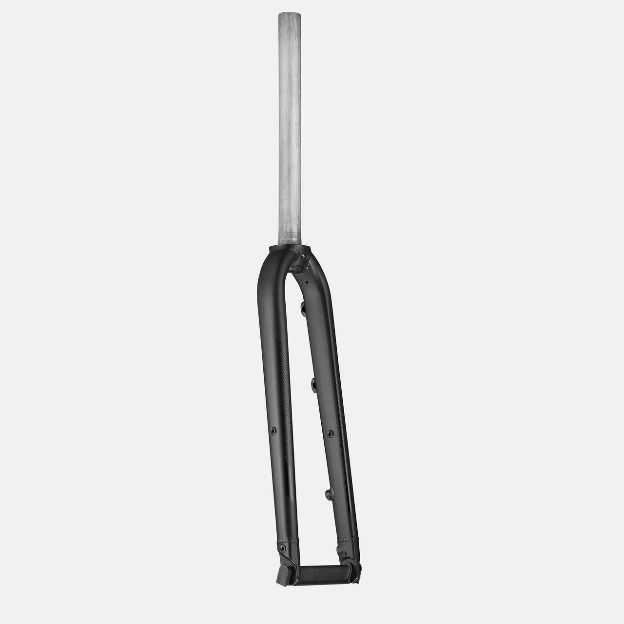 FRK MY20 SIRRUS, 700C, QR, STEEL, 9X100MM, DISC, 51MM OFFSET, 1-1/8" STRAIGHT STEERER - SATIN CAST BLK