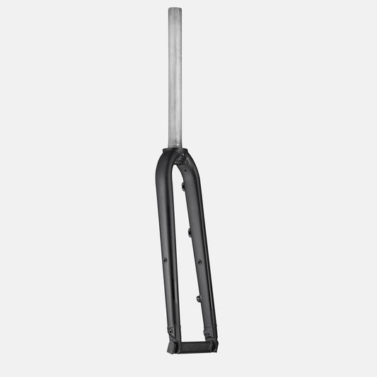 FRK MY20 SIRRUS, 700C, QR, STEEL, 9X100MM, DISC, 51MM OFFSET, 1-1/8" STRAIGHT STEERER - SATIN CAST BLK