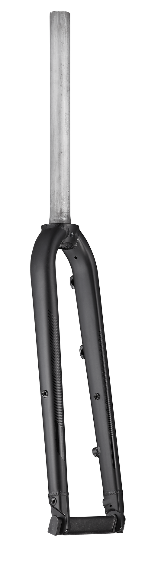FRK MY20 SIRRUS, 700C, QR, STEEL, 9X100MM, DISC, 51MM OFFSET, 1-1/8" STRAIGHT STEERER - SATIN CAST BLK