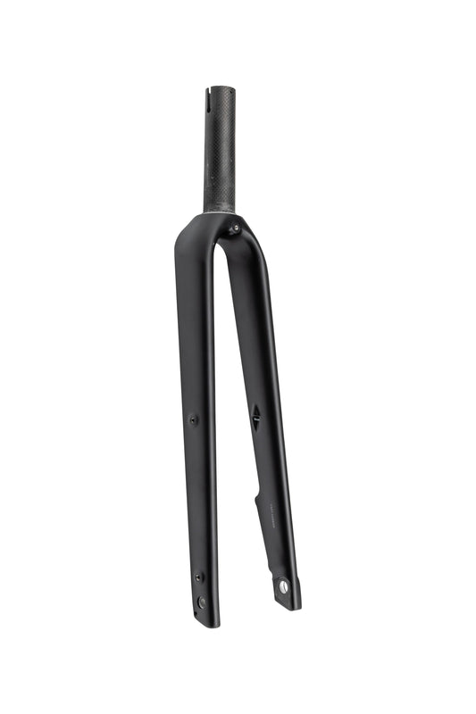 FRK MY22 FUTURE SHOCK (G1.1), 700C, TA, CARBON, 12X100MM, DISC, 51MM OFFSET, 143MM ST - SATIN BLACK