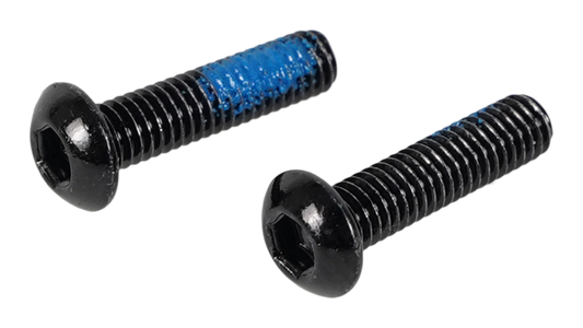 BLT RAPIDE HANDLEBAR, CABLE TRANSITION BOLTS, 2MM HEX HEAD, M3X0.5PX12MM, STEEL, BLACK (2 PCS.)