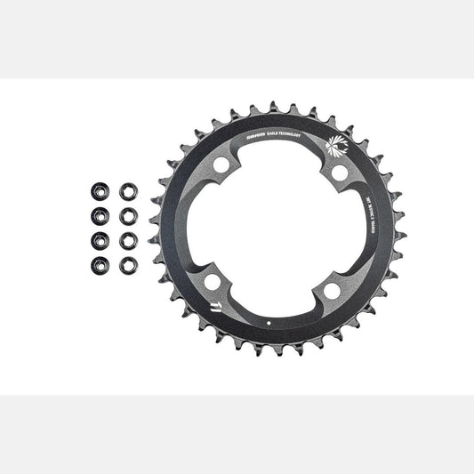 CHR TURBO, 38T, EAGLE 12-SPD, 104BCD, 1X RING, ALLOY, W/ CHAINRING BOLTS, SRAM (00.6218.011.008)