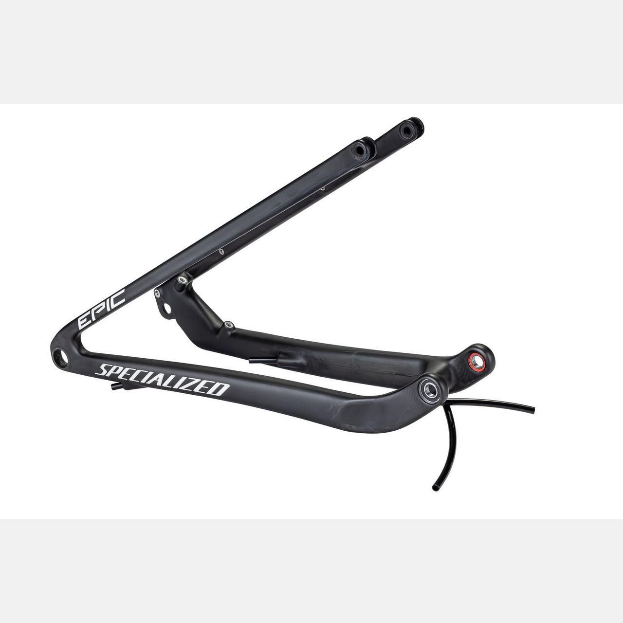 CHS MY22 SW EPIC, REAR STAY ASSEMBLY, 29, CARBON, 12X148MM - STN GLS CARB BLUMRNO METWHTSIL COLOR RUN
