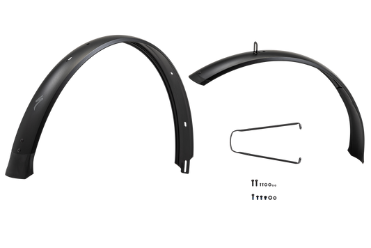 FND MY23 TERO X 5.0 & 6.0, 650B, FRONT & REAR FENDER SET W/ MOUNTING HARDWARE