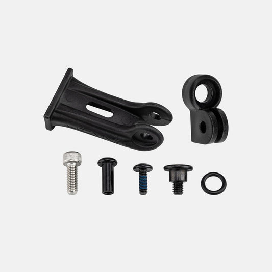 LGT SUB, LEZYNE, FRONT LIGHT FORK CROWN MOUNT, FOR SUNTOUR MOBIE FORKS, PLASTIC, W/ BOLT