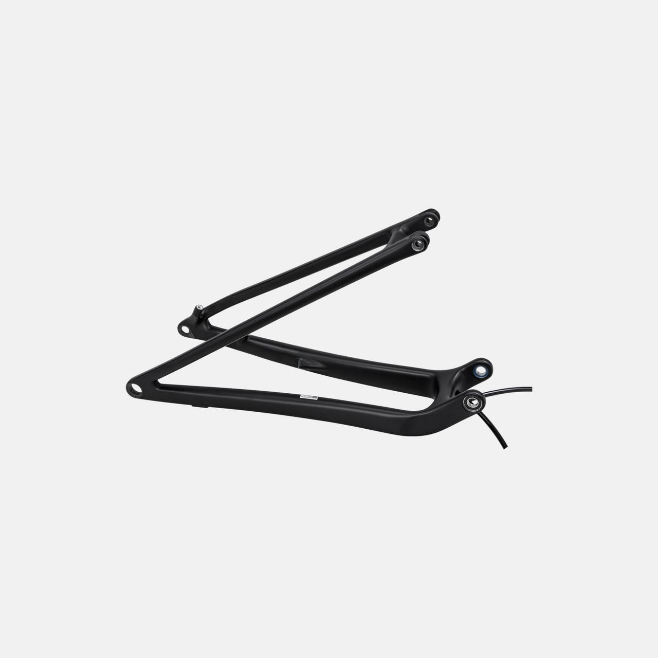 CHS MY24 SW EPIC, REAR STAY ASSEMBLY, 29, CARBON, 12X148MM - SATIN BLACK
