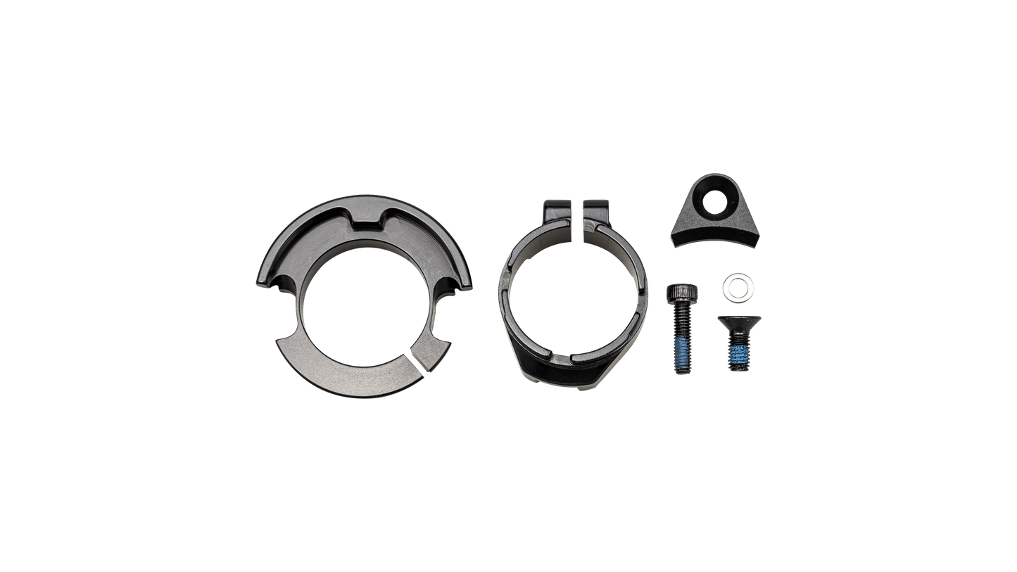 HDS SUB, INTEGRATED STEERER STOP ASSEMBLY, W/ CASTLE BLOCK COLLAR & COMPRESSION RING (NO BEARINGS)