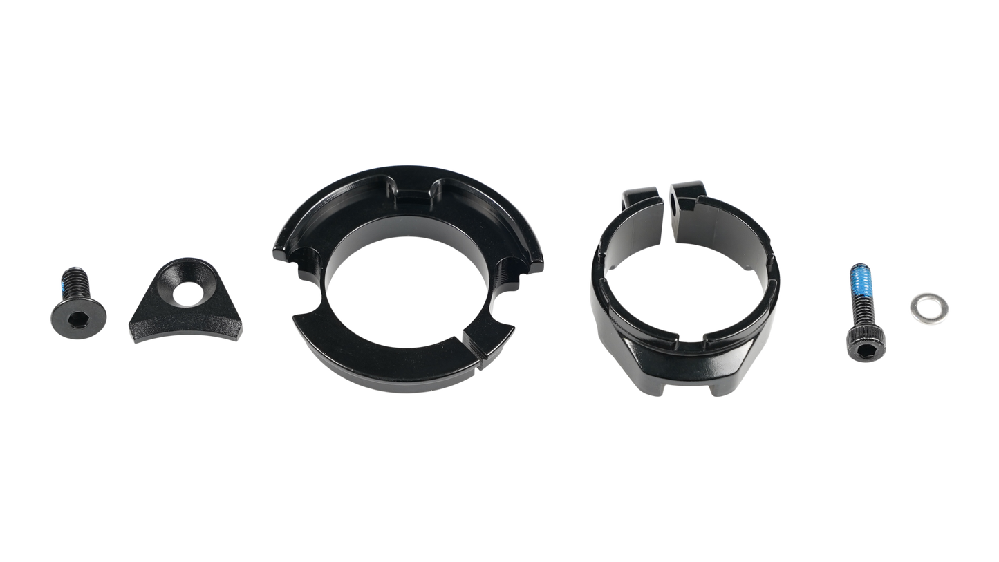 HDS SUB, INTEGRATED STEERER STOP ASSEMBLY, W/ CASTLE BLOCK COLLAR & COMPRESSION RING (NO BEARINGS)