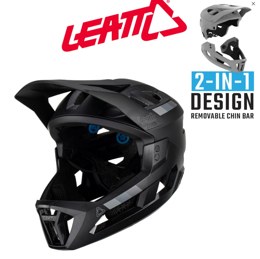 HELMET LEATT MTB ENDURO 2.0 BLACK 55-59CM MED