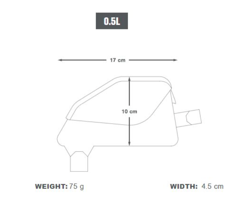 APIDURA RACING TOP TUBE PACK (0.5L)