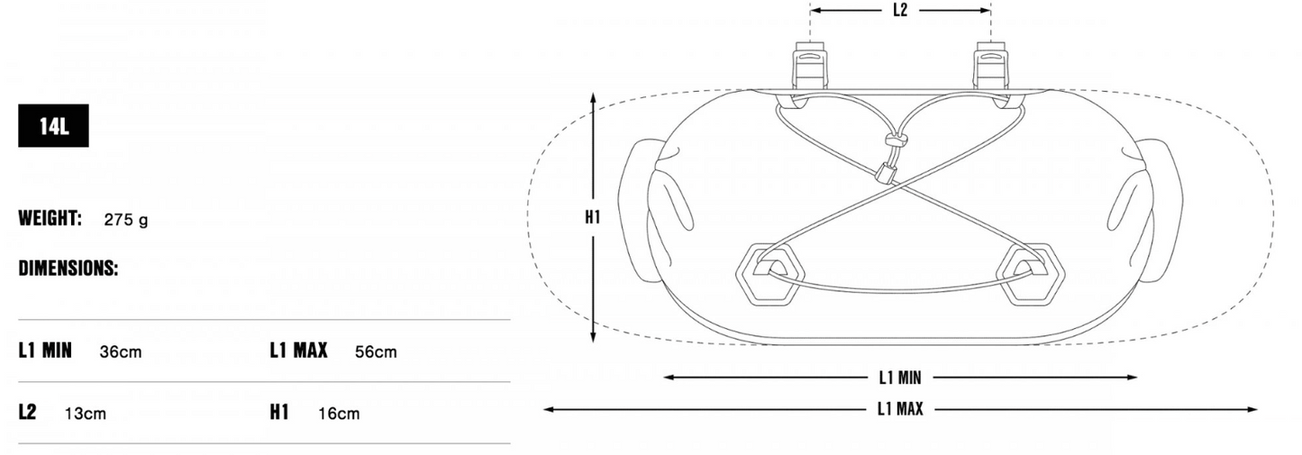 APIDURA - EXPEDITION HANDLEBAR PACK 14L