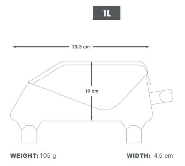 APIDURA RACING TOP TUBE PACK (1L)