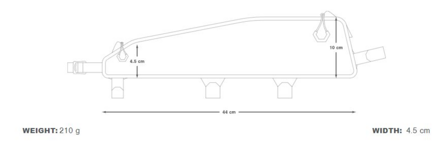 APIDURA RACING LONG TOP TUBE PACK (2L)