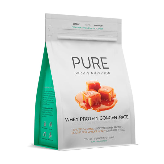PURE - 500g WHEY PROTEIN SALTED CARAMEL