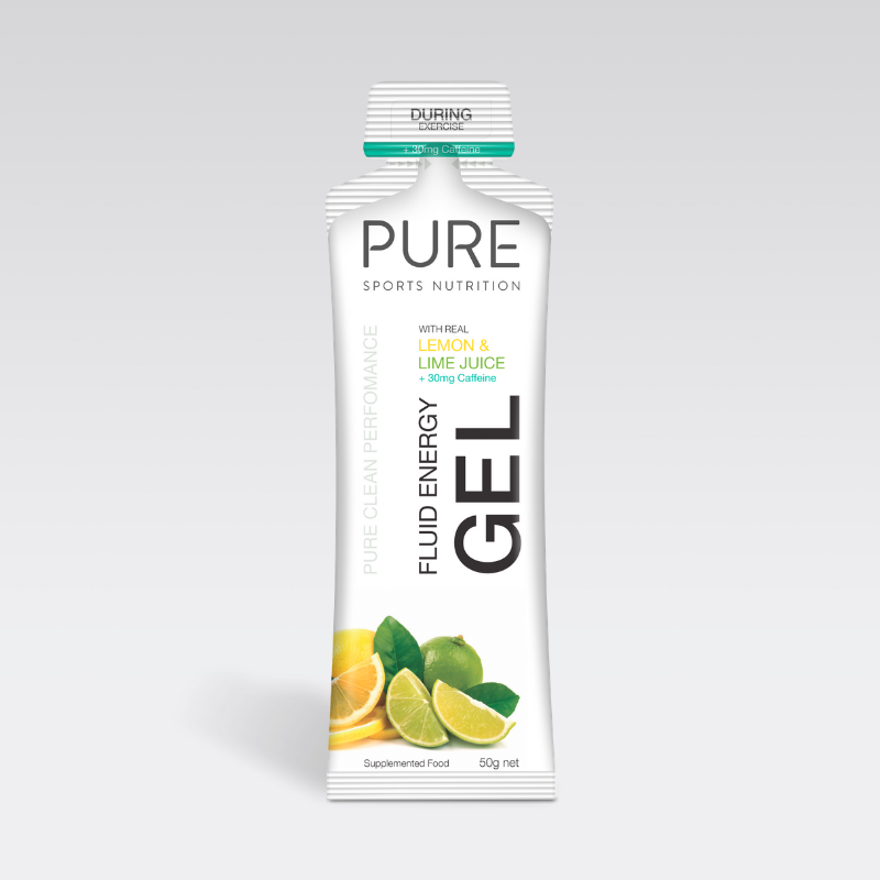 PURE FLUID ENERGY GEL LEMON LIME 50g