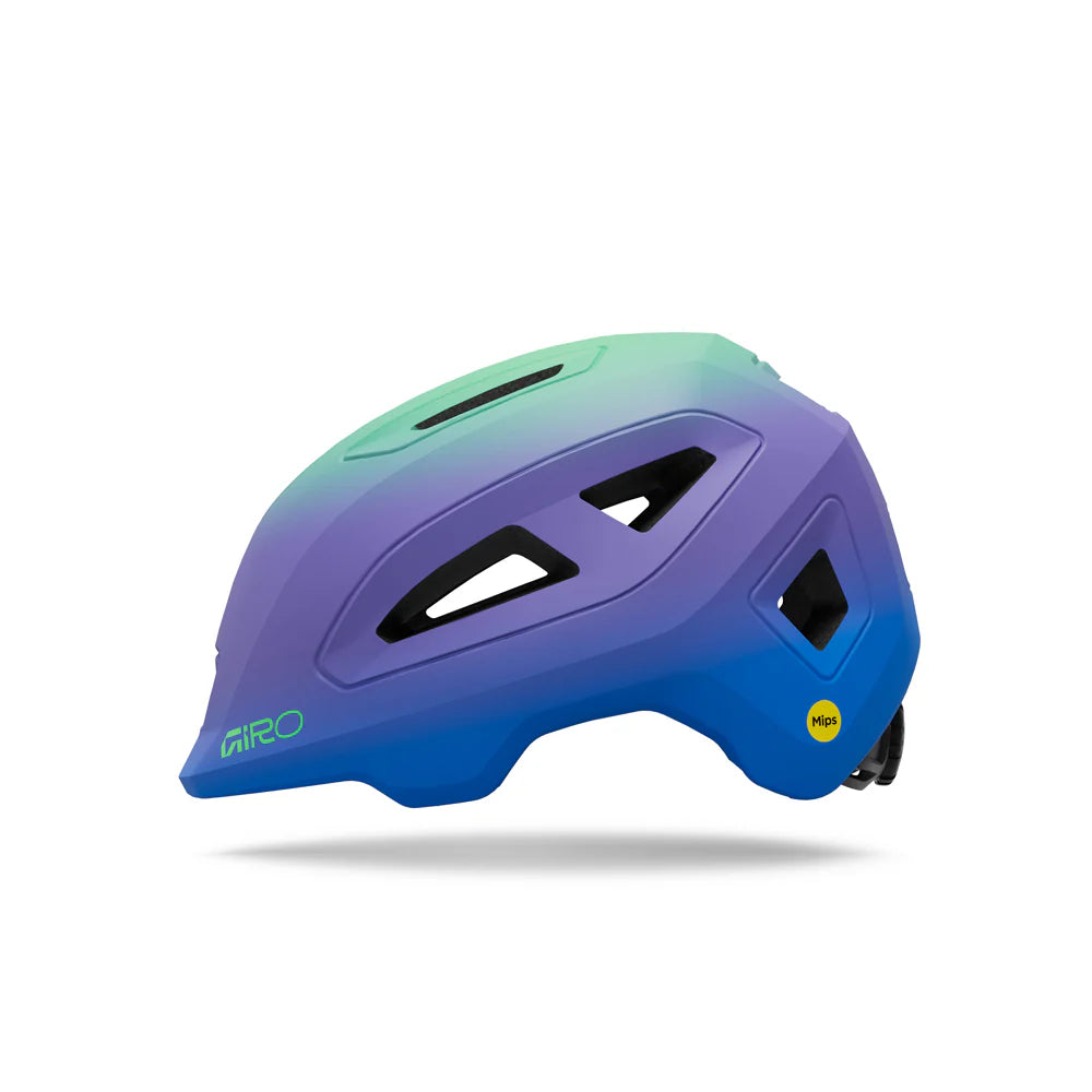 Giro Scamp Mips II Child Matte Blue Jewel/Vivid Green S