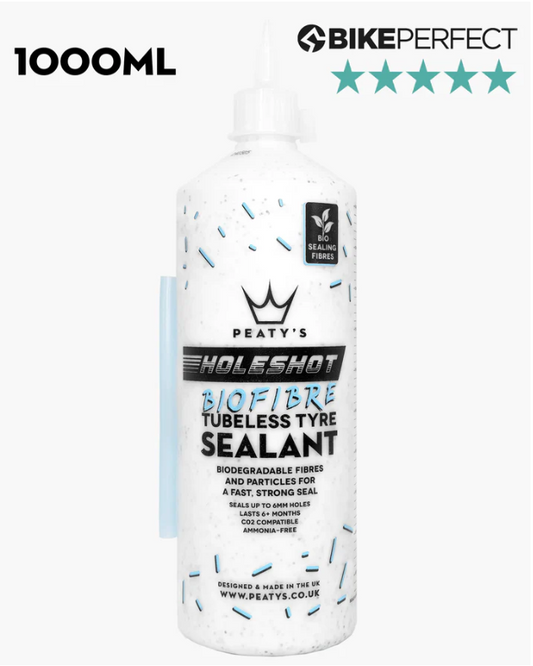 Peaty's Holeshot BioFibre Tubeless Sealant 1L