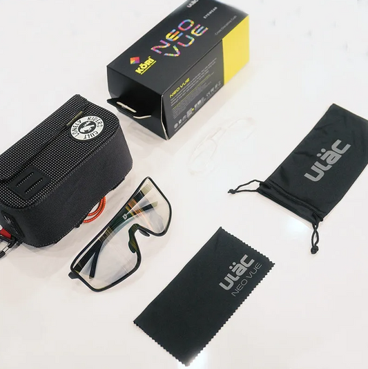 ULAC Eyewear Neo Vue OTAKU Jet Black Frame / Champion Gold Photochromic Lens