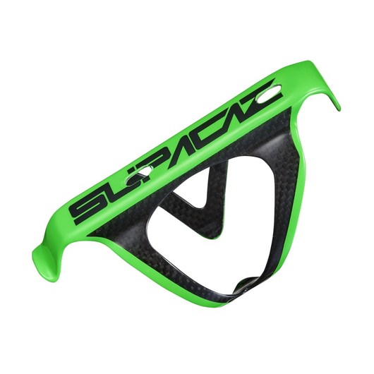 SUPACAZ CARBON BOTTLE CAGE NEON GREEN