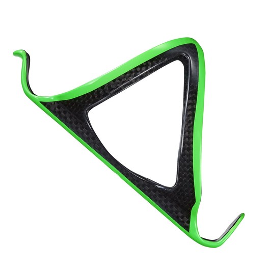 SUPACAZ CARBON BOTTLE CAGE NEON GREEN