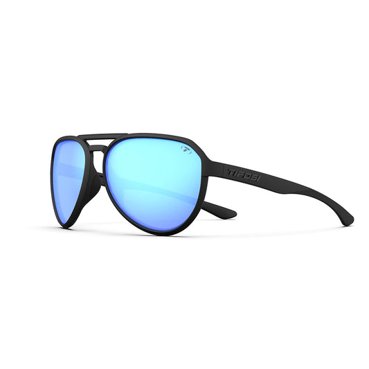 Tifosi Selca Blackout w/ Sky Blue Mirror Polarized Lens