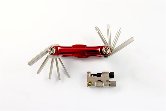 MULTITOOL ONTRACK TRAIL 15 WITH CHAINTOOL RED