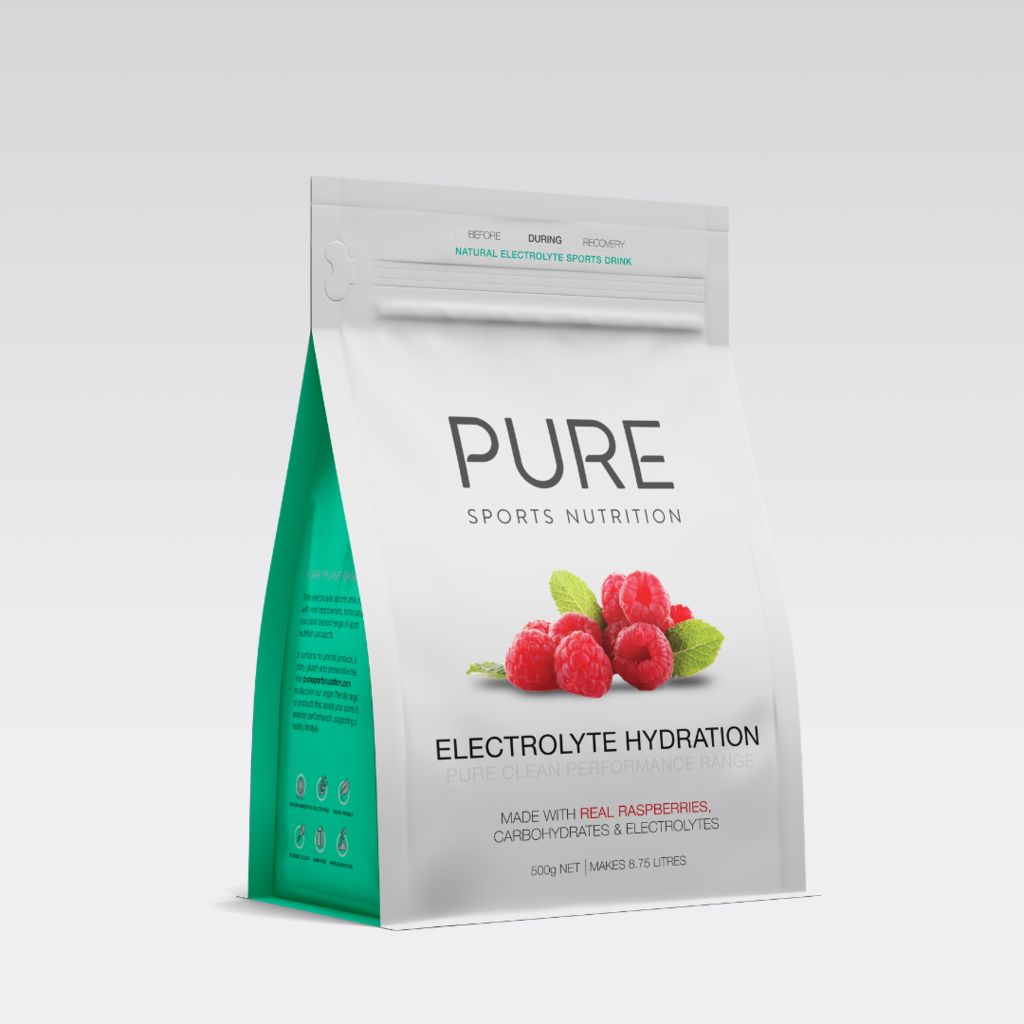 PURE ELECTROLYTE HYDRATION RASPBERRY 500G