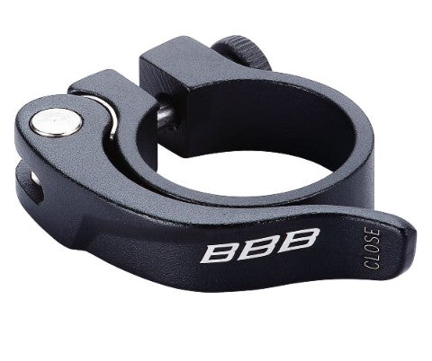 BBB SMOOTHLEVER SEAT CLAMP 34.9MM Q/R BLACK