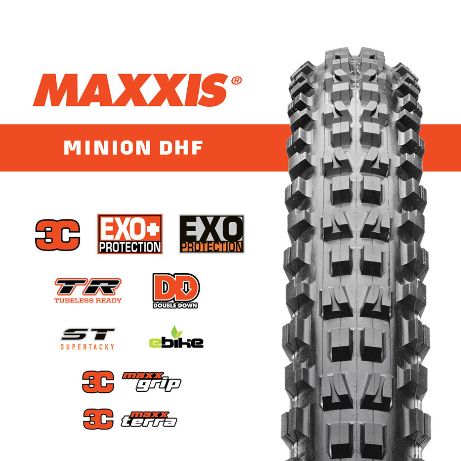TYRE MAXXIS MINION DHF 29x2.50 WT 3C/EXO+/TR MAXX TERRA