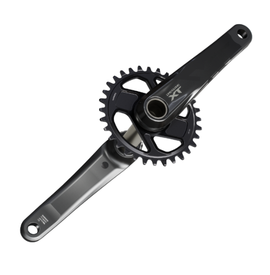 FRONT CHAINWHEEL, FC-M8200, DEORE XT, FOR REAR 12-SPEED, HOLLOWTECH 2, 170MM, W/O CHAINRING, W/O CG, W/O BB PARTS, FOR CHAIN LINE 55MM