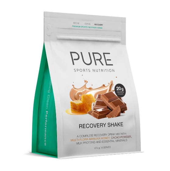 PURE - 475g RECOVERY SHAKE ORGANIC CACAO & HONEY