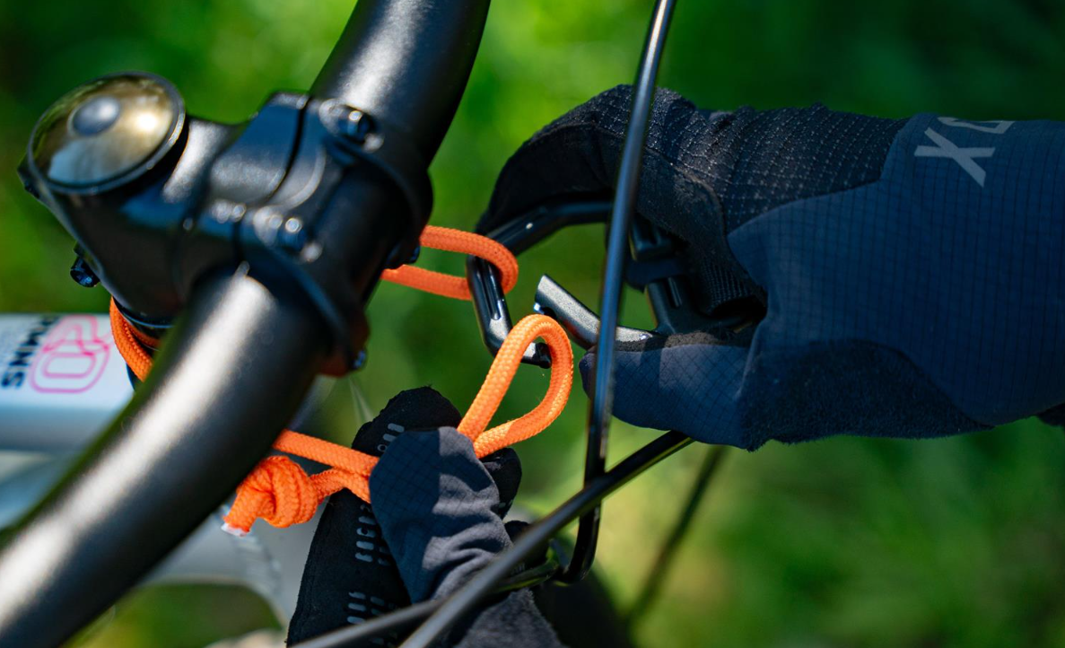 KIDS RIDE SHOTGUN MTB TOW ROPE BLACK QUICKFIT