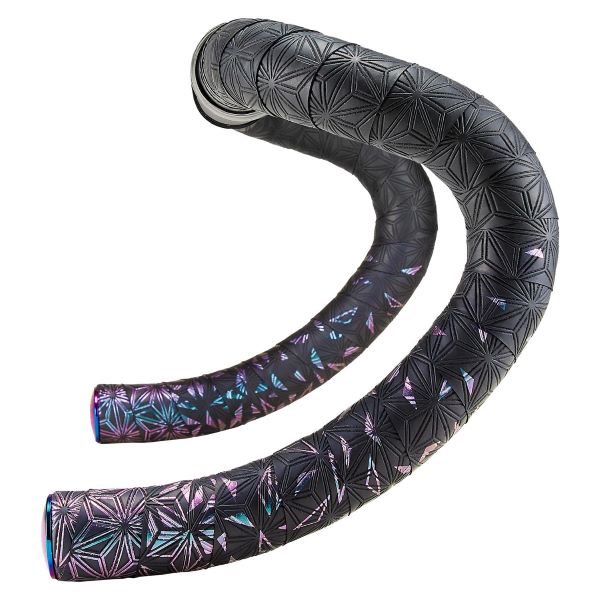 SUPACAZ SUPER STICKY KUSH BAR TAPE STAR FADE OIL SLICK+ OIL SLICK PLUGS