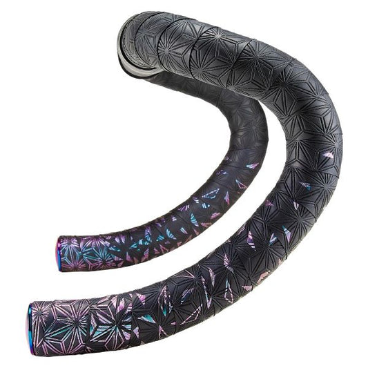SUPACAZ SUPER STICKY KUSH BAR TAPE STAR FADE OIL SLICK+ OIL SLICK PLUGS