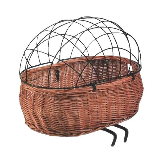 BASIL PLUTO RATTAN FRONT PET BASKET