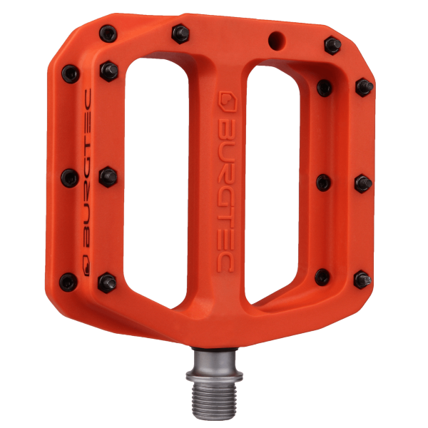 BURGTEC MK4 COMP FLAT PEDALS ORANGE