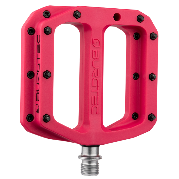 BURGTEC MK4 COMP FLAT PEDALS BARBIE PINK